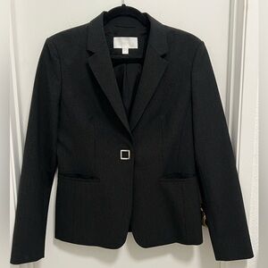 HUGO BOSS Women Black/White Stripes Blazer